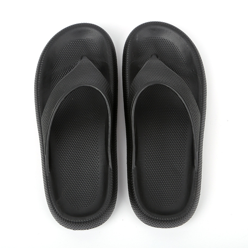 Summer Bathroom Home Slippers Female Thick Bottom Flip Flops EVA Soft Couple Slippers for Ladies Wholesale Price