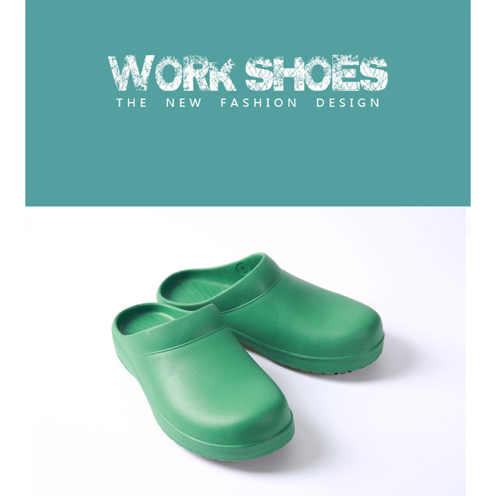 Doctor Nursing Nurses Hospital Non Slip Safety Work White Chef Kitchen Clogs Shoes for Women Men