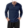  Custom Logo Men's Autumn O-neck Long Sleeved T-shirt Loose Fitting Pullover Casual Long Sleeved Men's T-shirt