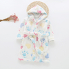 Kids Toddler Baby Boys Girls Cartoon Bathrobes Flannel Night-Robe Sleepwear