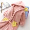Pajamas Cute Housecoat Cartoon Star Sweet Coral Fleece Sleepwear