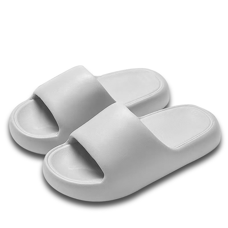 Summer Indoor Casual EVA Material Solid Color Anti Slip Slippers Women Slides Designer Custom Print With Logo