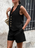 Women's Summer 2 Piece Outfits Sleeveless Matching Sets