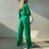  Joggers Track Two Pieces Loosen Sweat Outfits