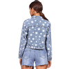 Long Sleeve Casual Women's Stretch Denim Jacket