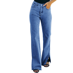 Ladies Pants Straight Fit Denim Jeans for Women High Waist Jeans High Quality Ladies Jeans