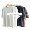 Wholesale Men Blank T-shirt Custom Quality Cotton Loose Drop Shoulder Oversize T Shirt