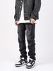 Men High Street Hip Hop Patchwork Jeans Pants Fashion Male Solid Loose Casual Straight Denim Trousers