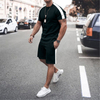 Custom Men Shorts Sets Customized Logo Mens Matching Two Piece Summer 2 Piece Short Set for Men