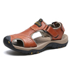 Accept OEM Custom LOGO Genuine Leather Summer Hiking Beach Water Sandals