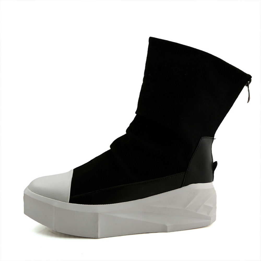 Men's Shoes High-top Board Shoes Casual British Fashion Personalized Short Boots