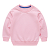 Wholesale Children French Terry Sweatshirt Custom Logo Kids 100% Cotton Crewneck Sweatshirt
