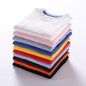 Wholesale Children French Terry Sweatshirt Custom Logo Kids 100% Cotton Crewneck Sweatshirt