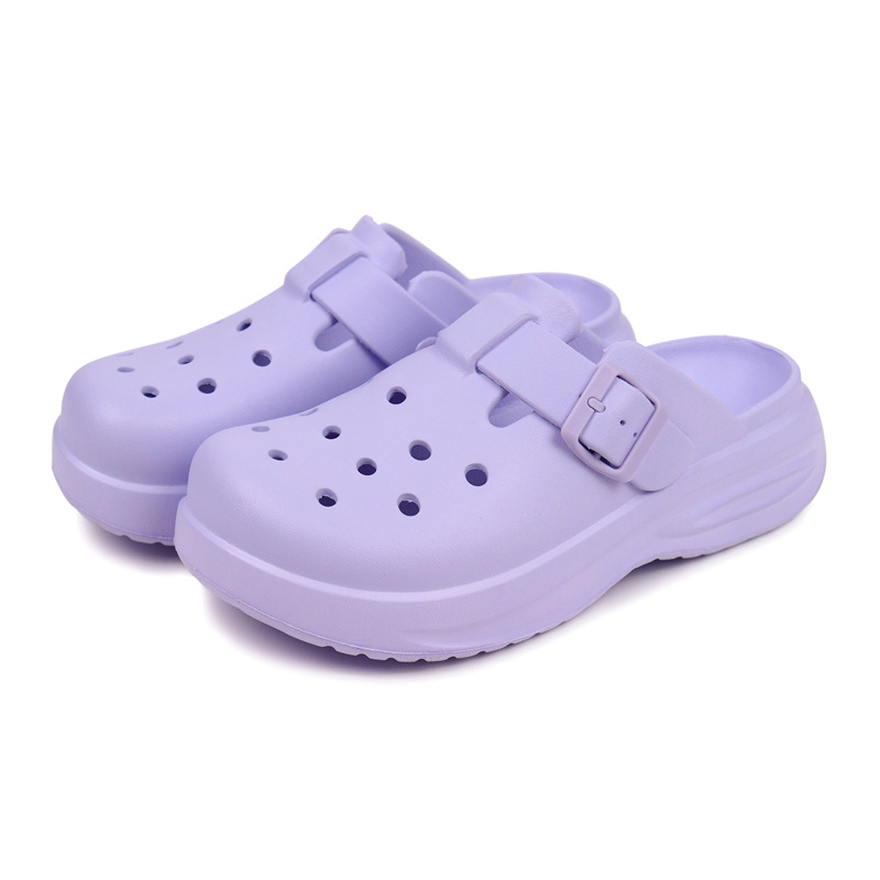 Breathable Clogs Shoes Eva Thick Sole Clogs Slippers For Women