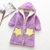 Pajamas Cute Housecoat Cartoon Star Sweet Coral Fleece Sleepwear
