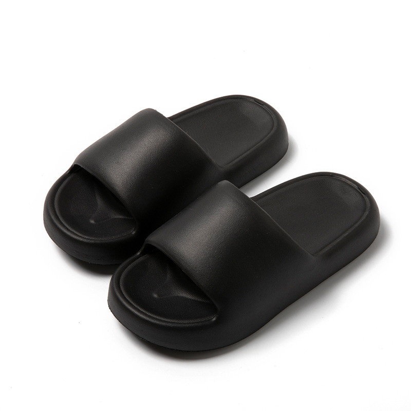 Summer Indoor Casual EVA Material Solid Color Anti Slip Slippers Women Slides Designer Custom Print With Logo