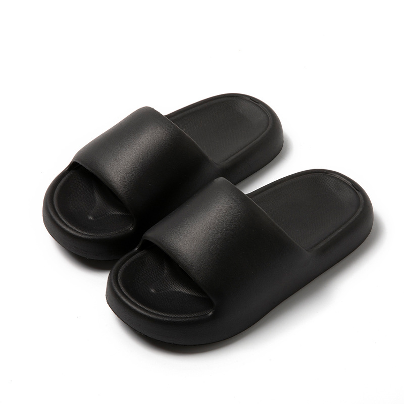 Summer Indoor Casual EVA Material Solid Color Anti Slip Slippers Women Slides Designer Custom Print With Logo