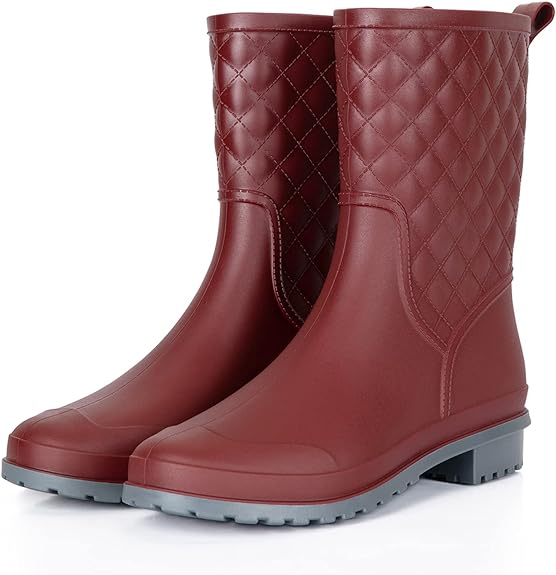 Mens Durable Anti-Slip Mud Garden Boots for Hunting Gardening Farming Fishing