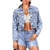 Long Sleeve Casual Women's Stretch Denim Jacket