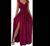 Womens 2024 Formal Dresses Wrap V-Neck Ruched Sexy Bridesmaid Wedding Guest Maxi Dresses