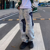 Hip Hop Custom Men's Jeans Ripped Baggy Pants Stacked Patchwork Denim Stacked Jeans Men Stacked Jeans