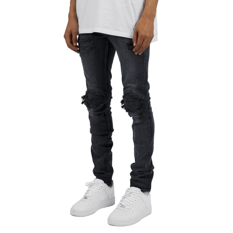 Street Slim Fit Custom Jeans Brand Jeans Denim Ripped Men's Jeans