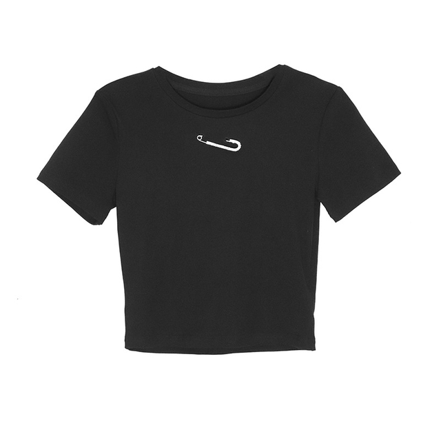 Fashion Baby Tee Women Solid Ringer Top Cropped T Shirt Top Raglan Sleeve Slim Fit Contrast Color Crop Top Activewear T Shirts