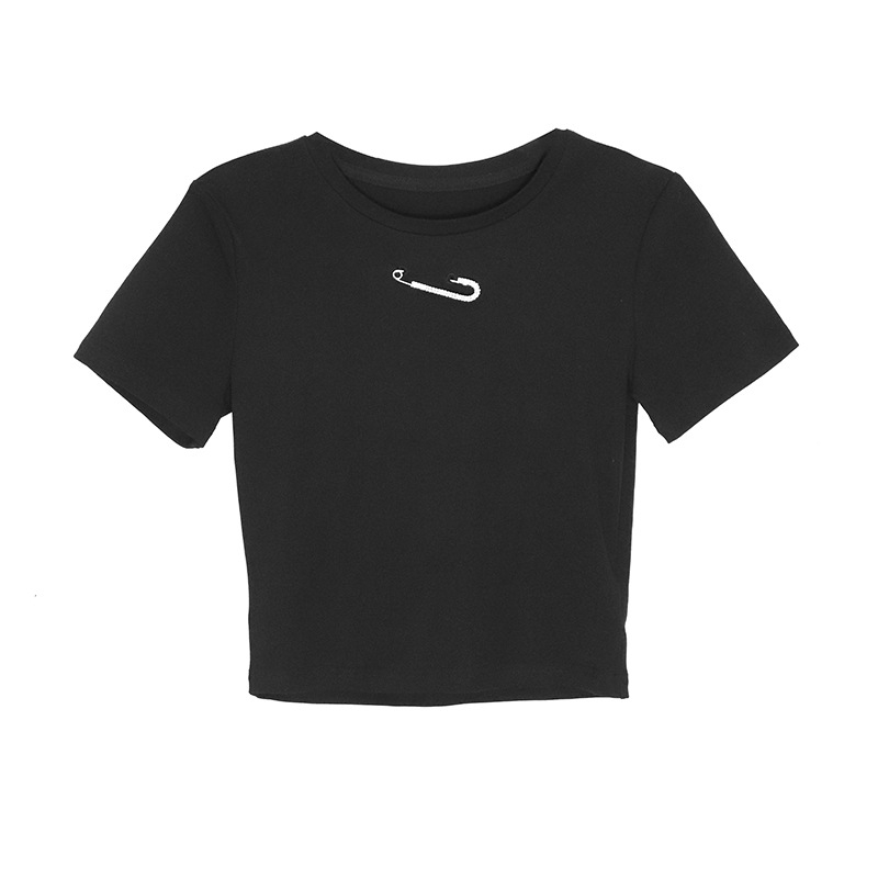 Fashion Baby Tee Women Solid Ringer Top Cropped T Shirt Top Raglan Sleeve Slim Fit Contrast Color Crop Top Activewear T Shirts