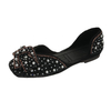 New Design Fashion Blingbling Women Pump Shoes Square Toe Comfortable Ladies Shoes Flats Loafer Shoes Women