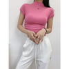 Vest for Women Round Neck Colourful Basic Undershirt Tops Tees