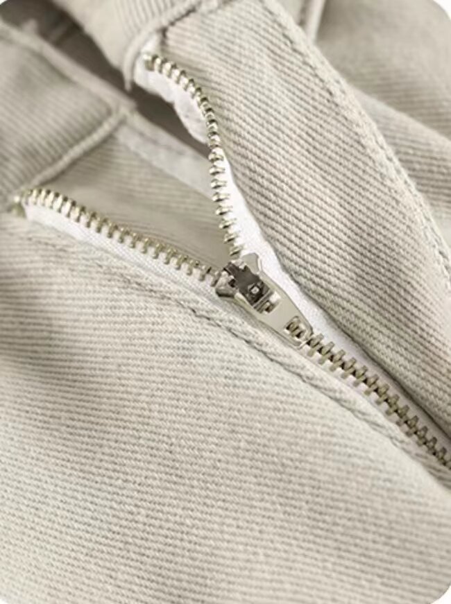 Manufacturer Oem Custom Fashion Women's Button-breasted Flap Waist Patch Pocket Cargo Pants