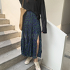 Fashion Long Maxi A-line Elastic Waist Women Skirts