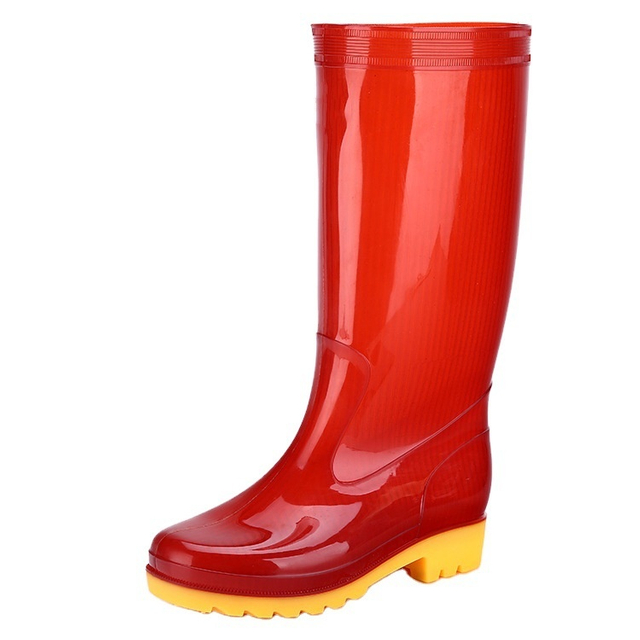 Fashion Comfortable Long Tube Ladies Wholesale Rain Boot Waterproof