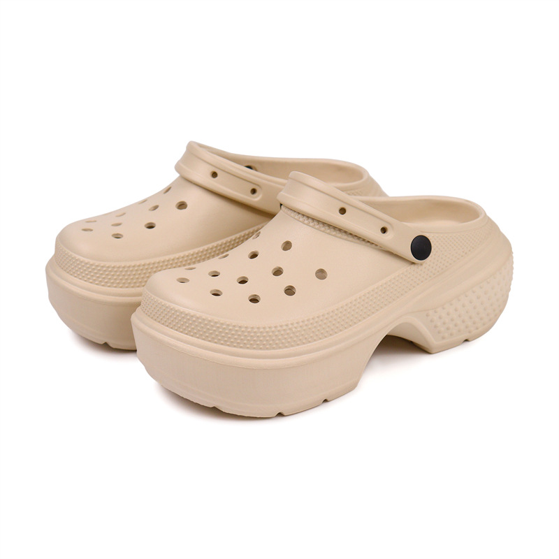 Summer Fashion New Women's Clog Soft Sole Slippers Eva Soft Thick Bottom Comfort Outdoor Slippers
