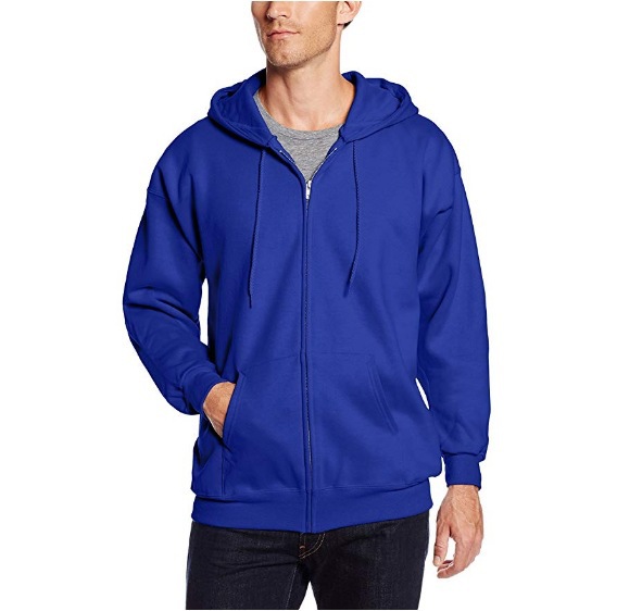 Custom Men's Pullover Oversized Zipper Unisex Heavy Weight Cotton Fleece Black Hoodie
