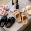 New Design Solid Color Slippers Ladies Outdoor Beach Shoes Wholesale Flat Slides Summer Sandals for Women