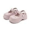 High Heels Lightweight Young Women Casual Platform Garden Shoes EVA Sandals Two Wear Barefoot Shoes