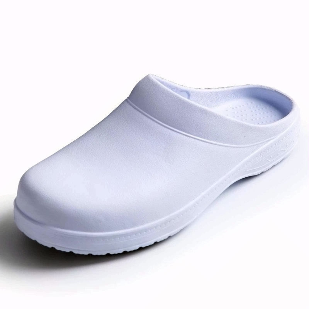 Doctor Nursing Nurses Hospital Non Slip Safety Work White Chef Kitchen Clogs Shoes for Women Men