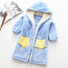 Pajamas Cute Housecoat Cartoon Star Sweet Coral Fleece Sleepwear