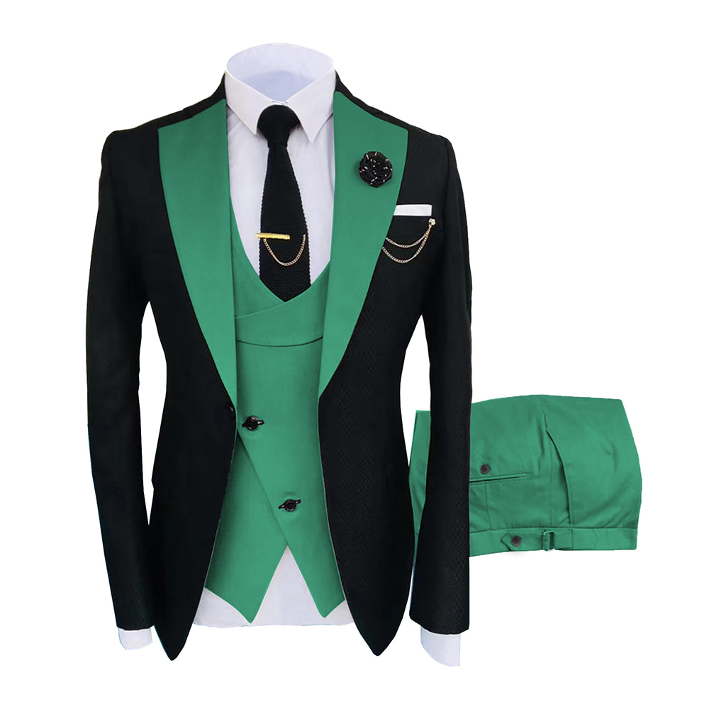 Factory Wholesale Classic 3 Piece Men'S Wedding Suit Fashion