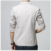 Men's Business Casual Solid Small Suit Cotton Men's Suit Jacket Top