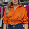 Fashion Bubble Sleeve Shirt Women Top Blouse Casual Design Long Sleeve White Shirt Women'S Blouses