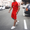 Custom Men Shorts Sets Customized Logo Mens Matching Two Piece Summer 2 Piece Short Set for Men