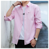 Men's Slim Fit Long-Sleeved Casual Shirt High Stretch Comfortable Button Men Shirts