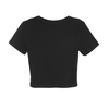 Fashion Baby Tee Women Solid Ringer Top Cropped T Shirt Top Raglan Sleeve Slim Fit Contrast Color Crop Top Activewear T Shirts