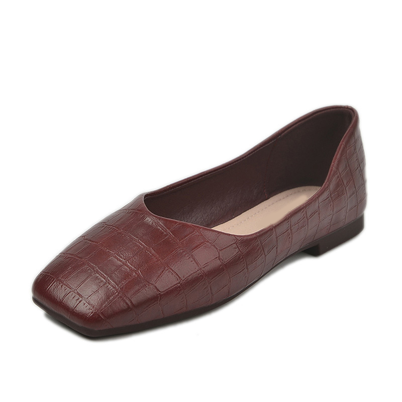 Latest Design Style Luxury Leisure Ladies Shoes Genuine Leather Loafer Dress Shoes Oxfords Flat for Women