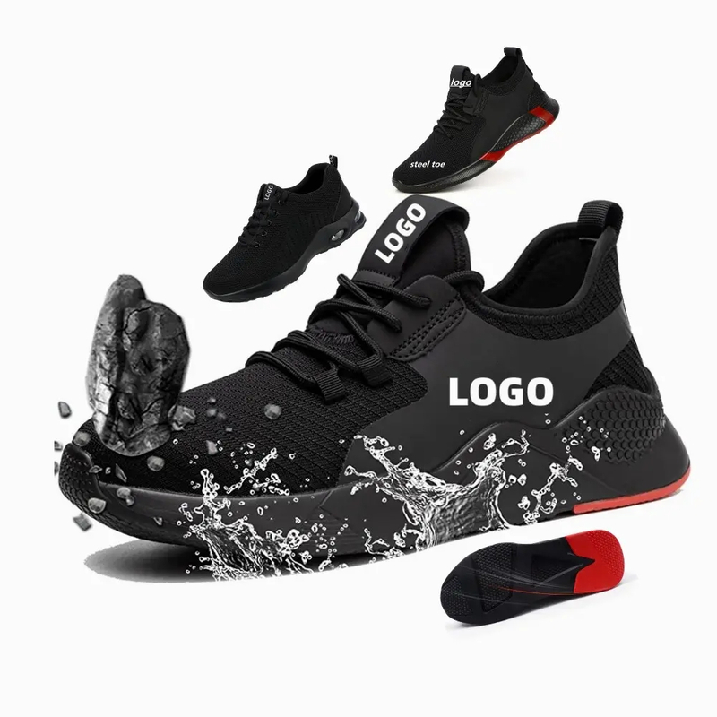 Puncture Proof Indestructible Construction Safety Toe Tennis Sneakers Lightweight Work Shoes Waterproof Steel Toe Safety Shoes