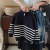 Spring Autumn Infant Toddler Girls Striped Sweater Child Kids Knitted Shirt Clothing Wholesale