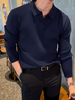 Men's Knitted Sweaters Cotton Knitted Sweaters Men's Knitted Polo Shirts V-neck Pullover Sweaters