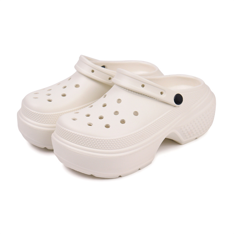 Summer Fashion New Women's Clog Soft Sole Slippers Eva Soft Thick Bottom Comfort Outdoor Slippers